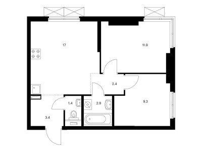 Планировка квартиры, ID 203189
