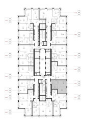 Планировка однокомнатной(квартира) площадью 34.9 квадратных метров в ЖК “ЖК SET (Сет)”