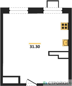 Планировка апартаментов, ID 397198