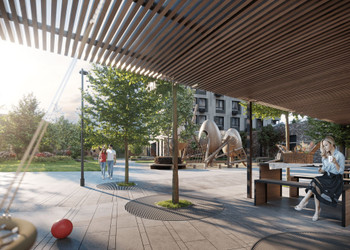 Планировка трехкомнатной(квартира) площадью 72.4 квадратных метров в ЖК “ЖК Талисман на Рокоссовского”