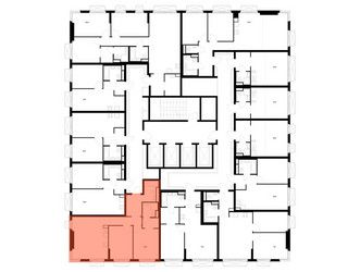 Планировка двухкомнатной(квартира) площадью 59.9 квадратных метров в ЖК “ЖК 2-й Иртышский”