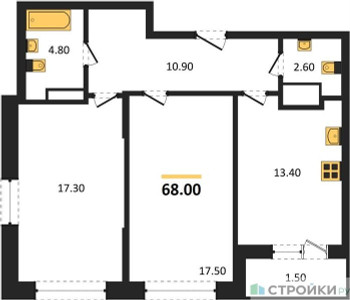 Планировка квартиры, ID 548838