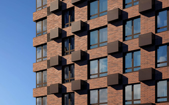 Фасад корпуса в ЖК "Волоколамское 24"