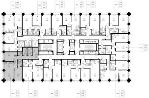 Планировка двухкомнатной(квартира) площадью 73.2 квадратных метров в “Дом премиум-класса МИРА”