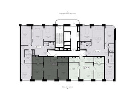 Планировка двухкомнатной(квартира) площадью 67.8 квадратных метров в “ЖК Преображенская Площадь”