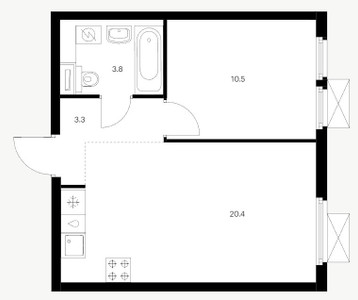Планировка квартиры, ID 548901