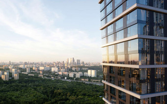 Вид из окон ЖК "Веер"