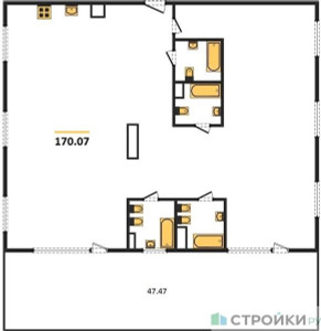 Планировка квартиры, ID 131247