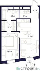 Планировка квартиры, ID 121675