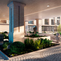 Планировка однокомнатной(апартаменты) площадью 57.4 квадратных метров в ЖК “ЖК Клубный дом КОСМО 4/22”