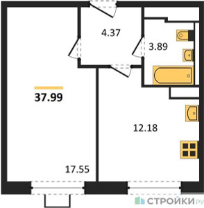 Планировка квартиры, ID 140772
