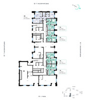 Планировка трехкомнатной(квартира) площадью 79.26 квадратных метров в “СберСити в Рублево-Архангельском”