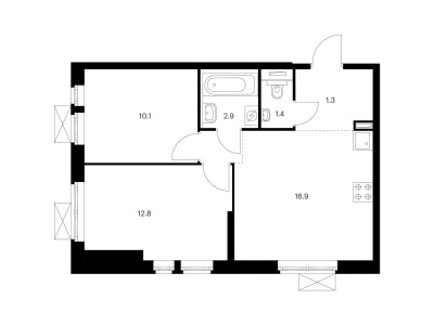 Планировка квартиры, ID 135625