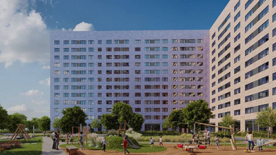 Планировка однокомнатной(квартира) площадью 56.8 квадратных метров в ЖК “Квартал Филатов луг”