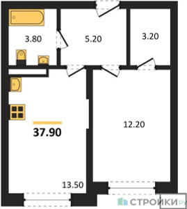 Планировка квартиры, ID 469742