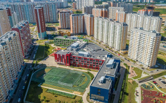 ЖК Некрасовка с высоты птичьего полёта