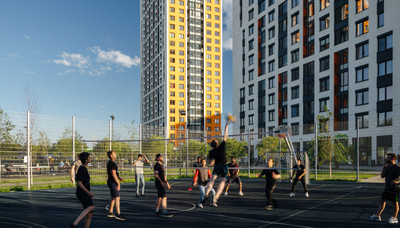 Планировка двухкомнатной(квартира) площадью 55.7 квадратных метров в ЖК “ЖК Одинцово-1”