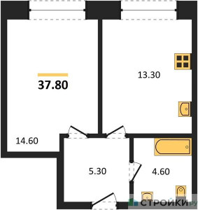 Планировка квартиры, ID 521034
