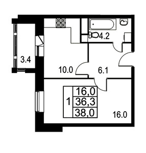 Планировка квартиры, ID 202445