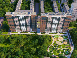 Зеленая зона вокруг ЖК Аквилон Beside