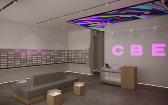 Зона с почтовыми ящиками в ЖК "Свет"