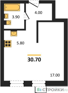 Планировка квартиры, ID 477661