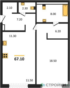 Планировка квартиры, ID 162151