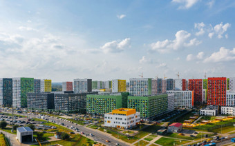 Вид на весь ЖК "Бунинские луга"