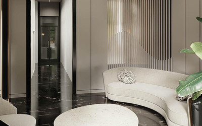 Планировка двухкомнатной(квартира) площадью 60.7 квадратных метров в ЖК “ЖК Hide (Хайд)”