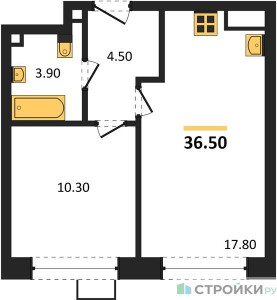 Планировка квартиры, ID 533253