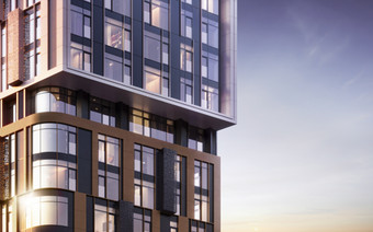 Фасад и окна в ЖК “Событие”