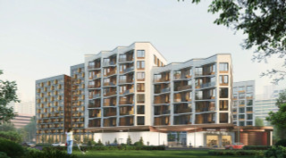 Вид на ЖК "Champine"