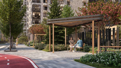 Планировка однокомнатной(квартира) площадью 35.3 квадратных метров в ЖК “ЖК 1-й Измайловский (Первый Измайловский)”