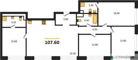 Планировка квартиры, ID 284114
