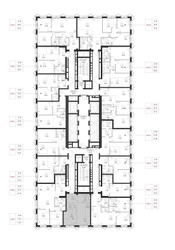 Планировка однокомнатной(квартира) площадью 41.4 квадратных метров в ЖК “ЖК СЕТ”
