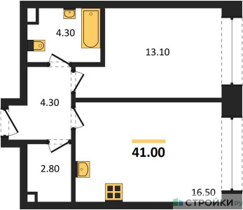 Планировка квартиры, ID 480057