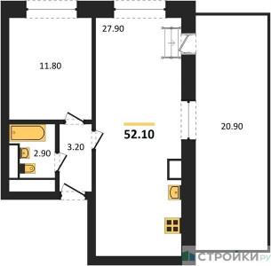 Планировка квартиры, ID 220574