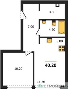 Планировка квартиры, ID 557123