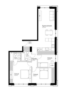 Планировка квартиры, ID 254920