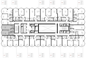 Планировка однокомнатной(квартира) площадью 43.2 квадратных метров в “Дом премиум-класса МИРА”