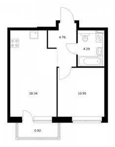 Планировка квартиры, ID 70643