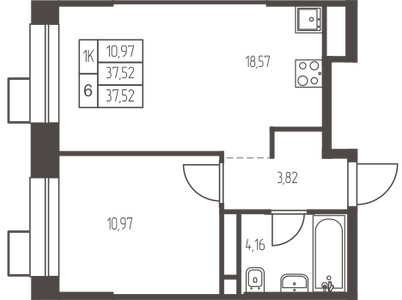 Планировка квартиры, ID 555179