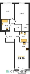 Планировка квартиры, ID 543310
