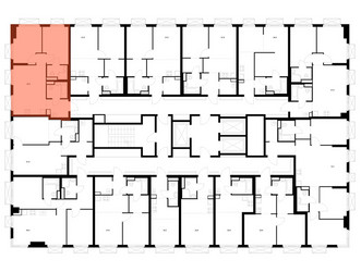 Планировка двухкомнатной(квартира) площадью 49.3 квадратных метров в ЖК “ЖК 2-й Иртышский”