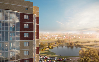 Верхние этажи в ЖК "Оптима"