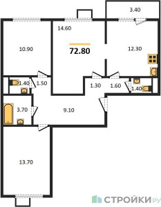 Планировка квартиры, ID 207892