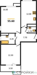 Планировка квартиры, ID 356076