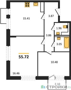 Планировка квартиры, ID 238581
