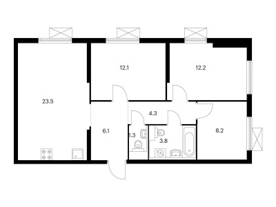 Планировка квартиры, ID 241541