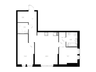 Планировка квартиры, ID 59051